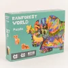 Tvarované puzzle Dažďový prales 287 ks