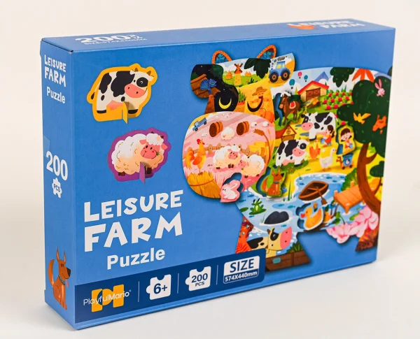 DSC_0495 Tvarované puzzle Farma 200 ks