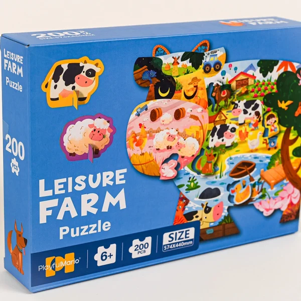 DSC_0495 Tvarované puzzle Farma 200 ks