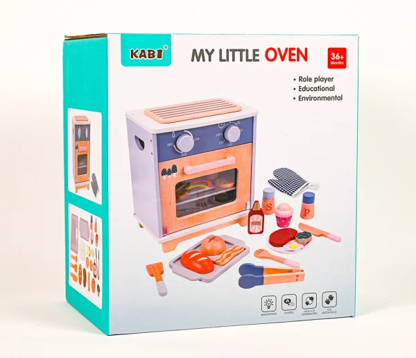 MY LITTLE OVEN_1 Drevená trúba s príslušenstvom