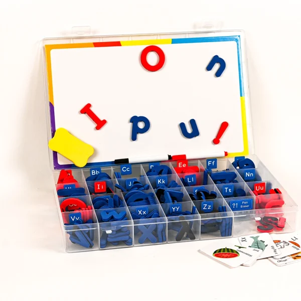 MAGNETIC LETTERS_1 Magnetické písmenká v kufríku s tabuľou