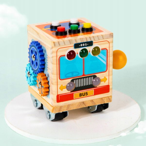 Manipulacna-kocka-Vzdelavaci-autobus-Hracka-Na-Triedenie-Senzoricky-Montessori-LED-EAN-GTIN-5905811126268 Interaktívny autobus - montessori