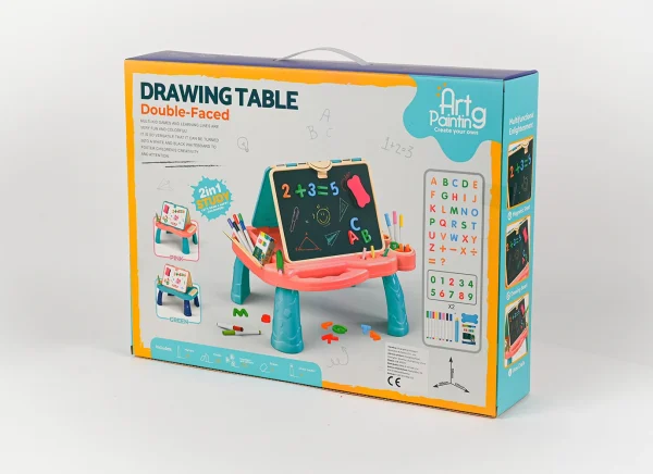 Drawing table double-Faced_4 Obojstranná kresliaca tabuľa na stôl 2v1