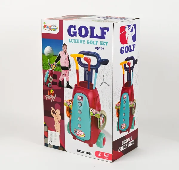 Luxury golf_6 Detský golfový set s vozíkom
