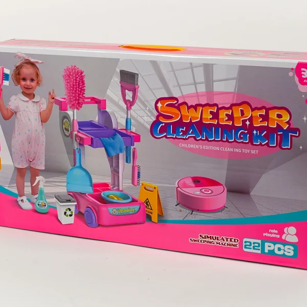 Sweeper cleaningkit_1 Upratovací vozík s robotickým vysavačom 22ks