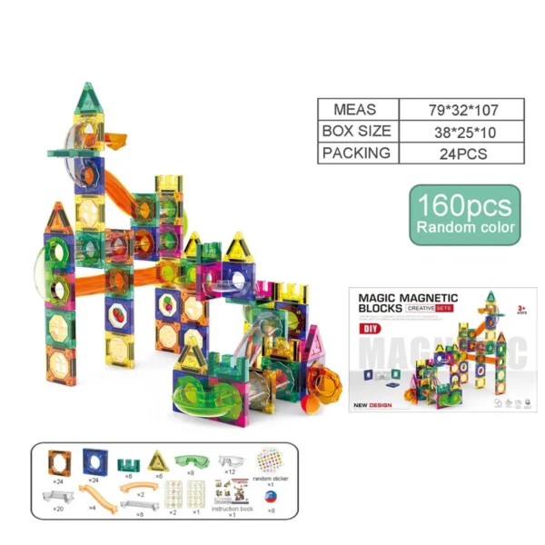 IMG_3913 MAGIC MAGNETIC BLOCKS – Creative Set 160ks