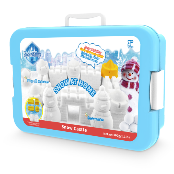 Snow Fairy – Snow Castle – modelovací sneh v kufríku (500 g)