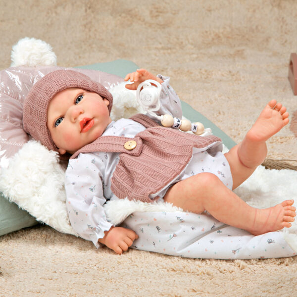 Reborn bábika Arias Sandra 40 cm s dečkou