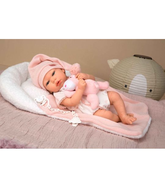 IMG_9821 Reborn bábika Arias Ariel 40 cm s plyšákom a vôňou vanilky