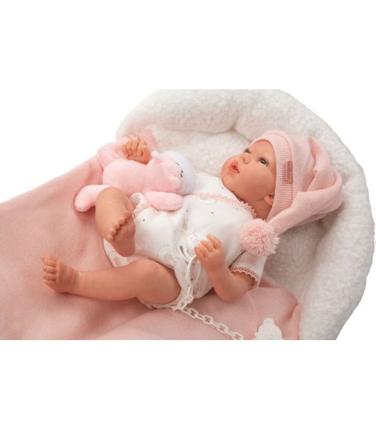 IMG_9823 Reborn bábika Arias Ariel 40 cm s plyšákom a vôňou vanilky