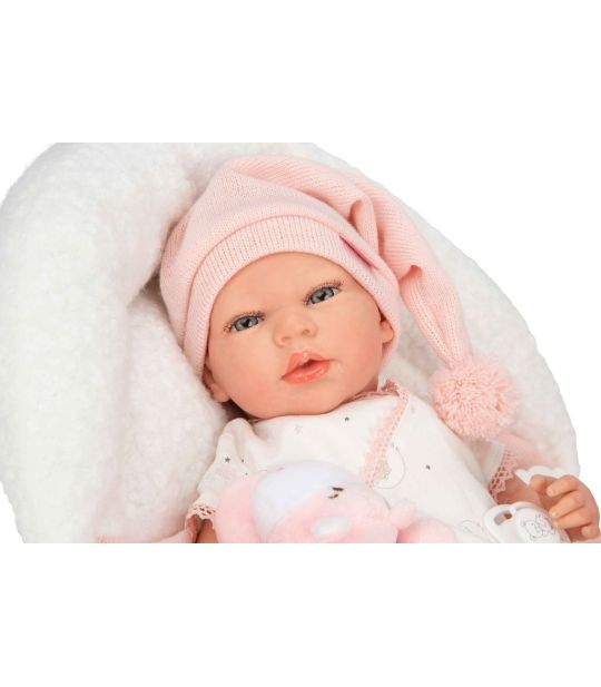 IMG_9825 Reborn bábika Arias Ariel 40 cm s plyšákom a vôňou vanilky