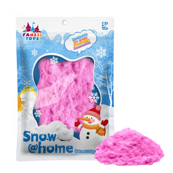 Snow @ Home – modelovací sneh ružový (250 g)