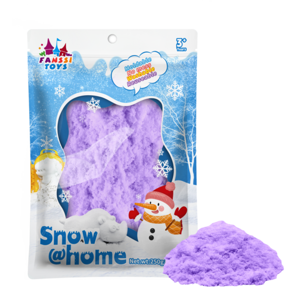 Snow @ Home – modelovací sneh fialový (250 g)