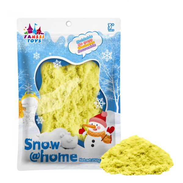 Snow @ Home – modelovací sneh žltý (250 g)