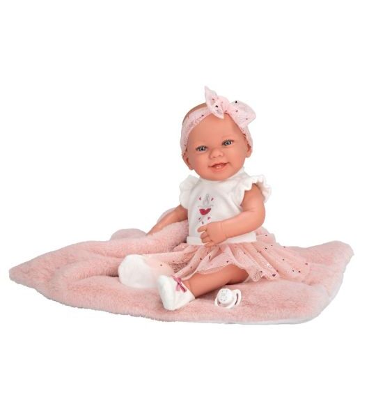 IMG_1974 Bábika Arias Elegance Zoe Ballerina 42 cm – celovinylová s vankúšikom